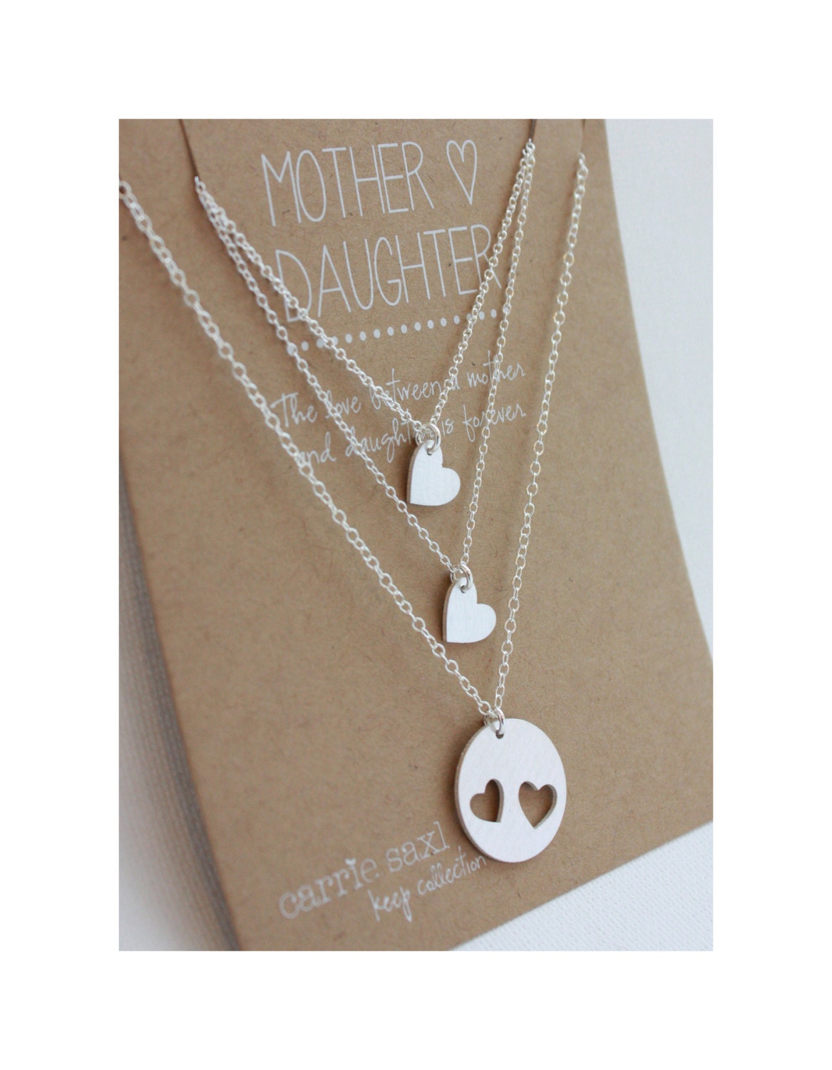 Mother Daughter Necklace Set Mother's Day jewelry
