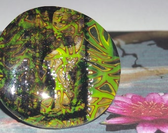 Bague ronde ethnique tribal " Bouddha,buddha" by Stampchrys