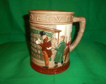 One (1), Royal Doulton, Oliver Twist Tankard, Copyrite 1949