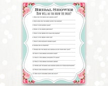 popular items for bridal shower games printable on etsy