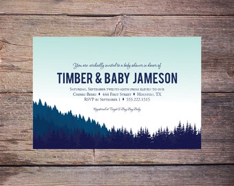 Mountain invitation | Etsy