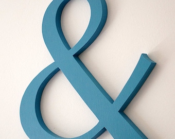 Ampersand sign 12 " wedding engagement decoration - photo prop