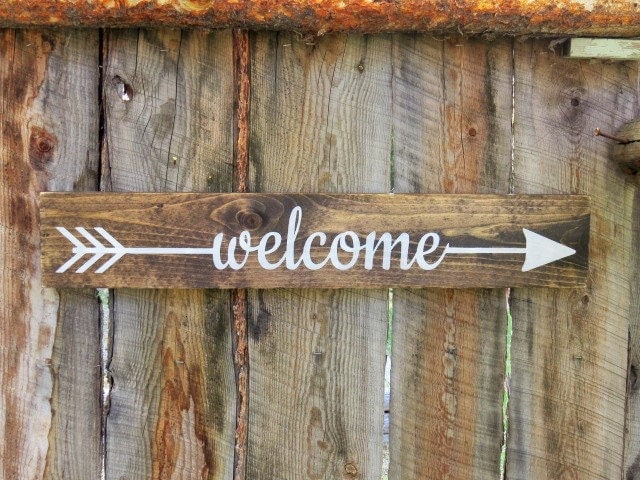 Rustic Welcome Sign 5