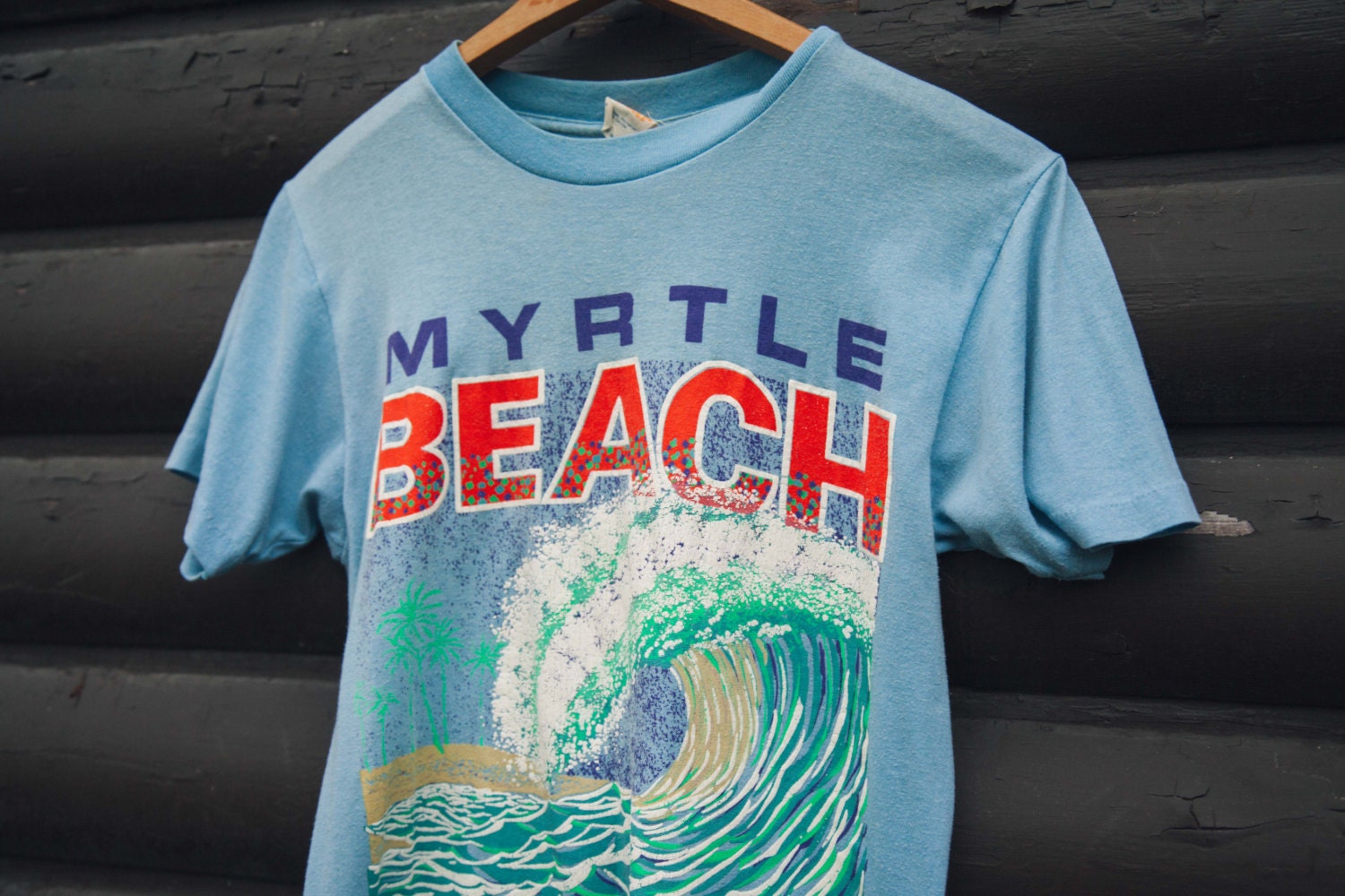 retro beach t shirt