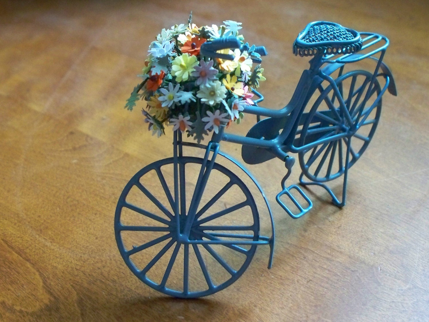 Blue Miniature Bicycle Decoration 112 by MiniaturesbyLorraine