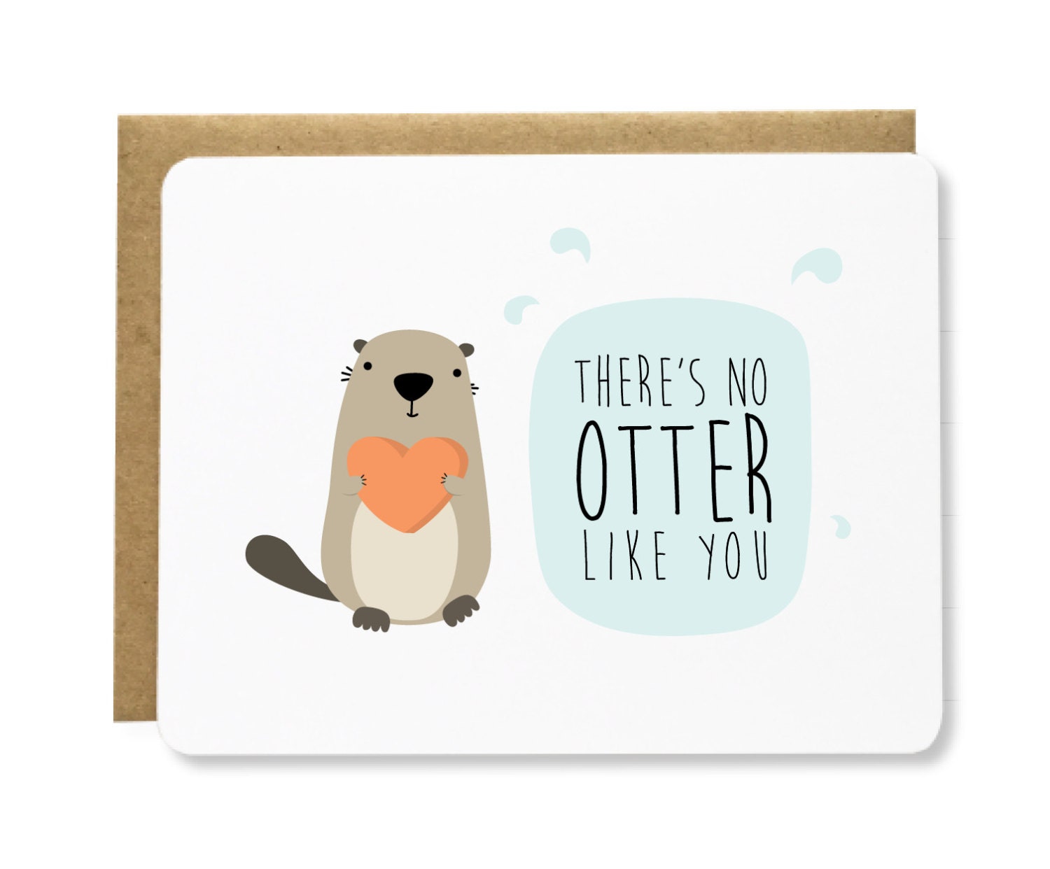 No Otter Like You Card By Letrango On Etsy