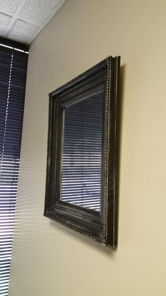 Black Rustic Mirror Handmade Mirror Bathroom Mirror Vanity