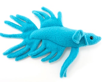 custom betta fish plush