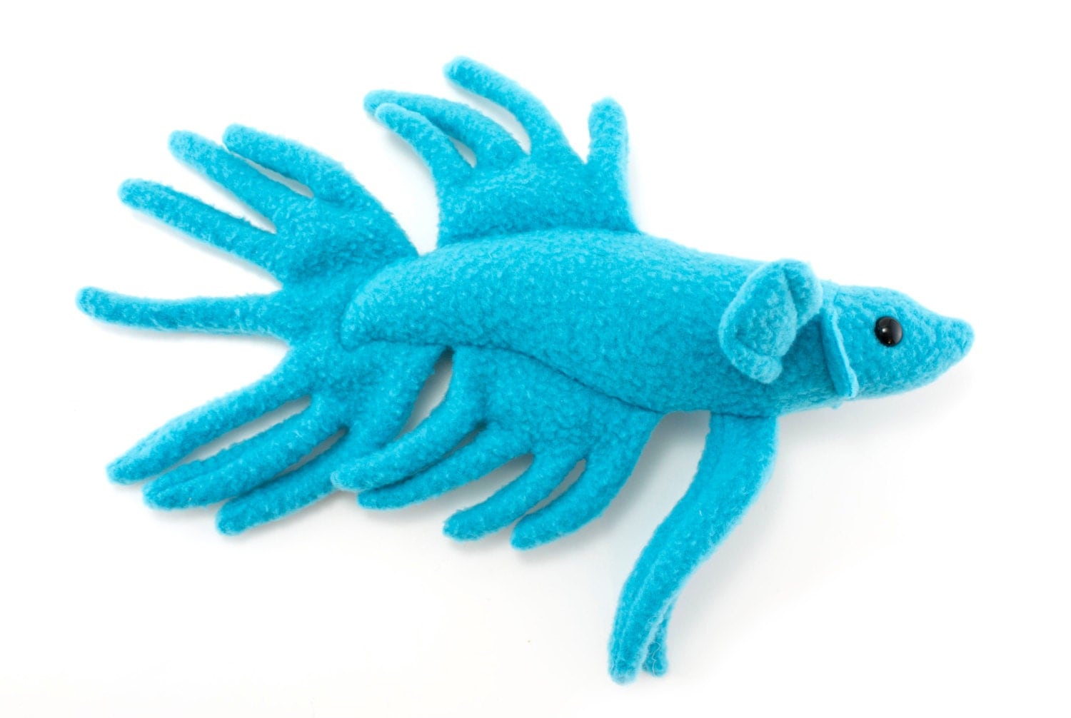 blue betta fish stuffed animal