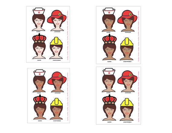 Printable Mother's Day Hats Off to Mom Mom Wears Many