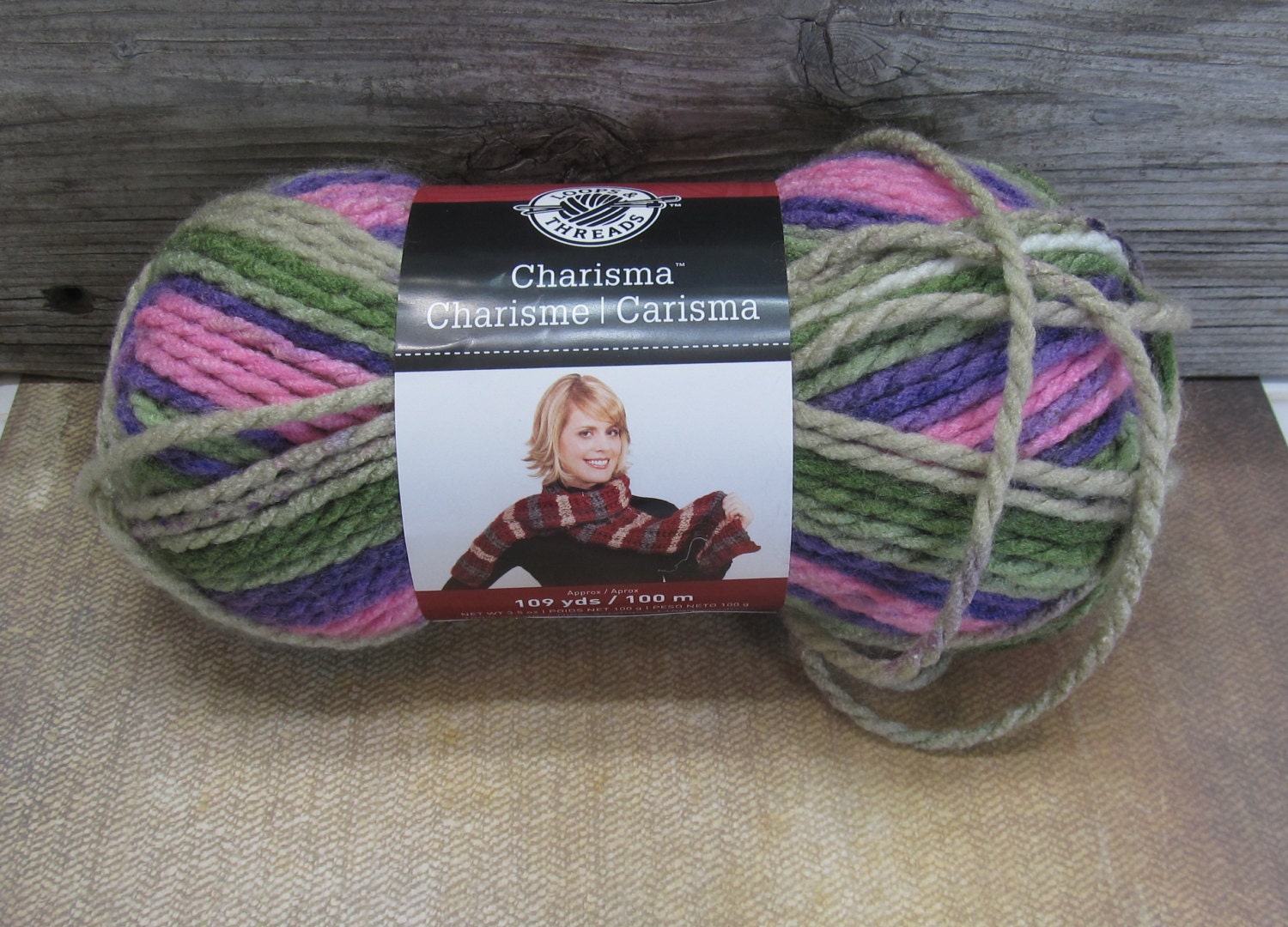 Loops and threads charisma yarn in bouquet by montanamagic on etsy