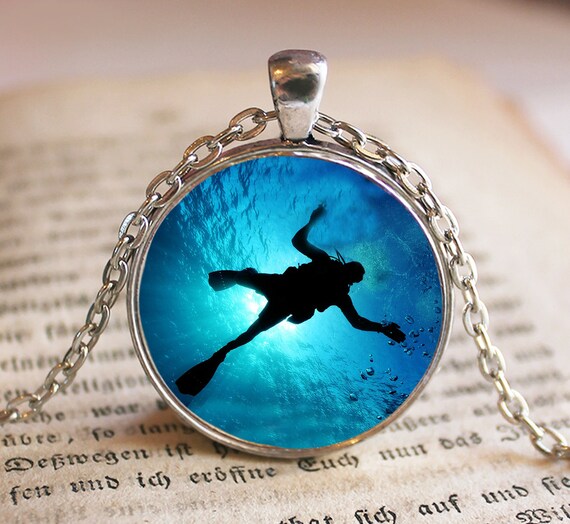 Scuba Diving Pendant/Necklace Jewelry Ocean Necklace Jewelry