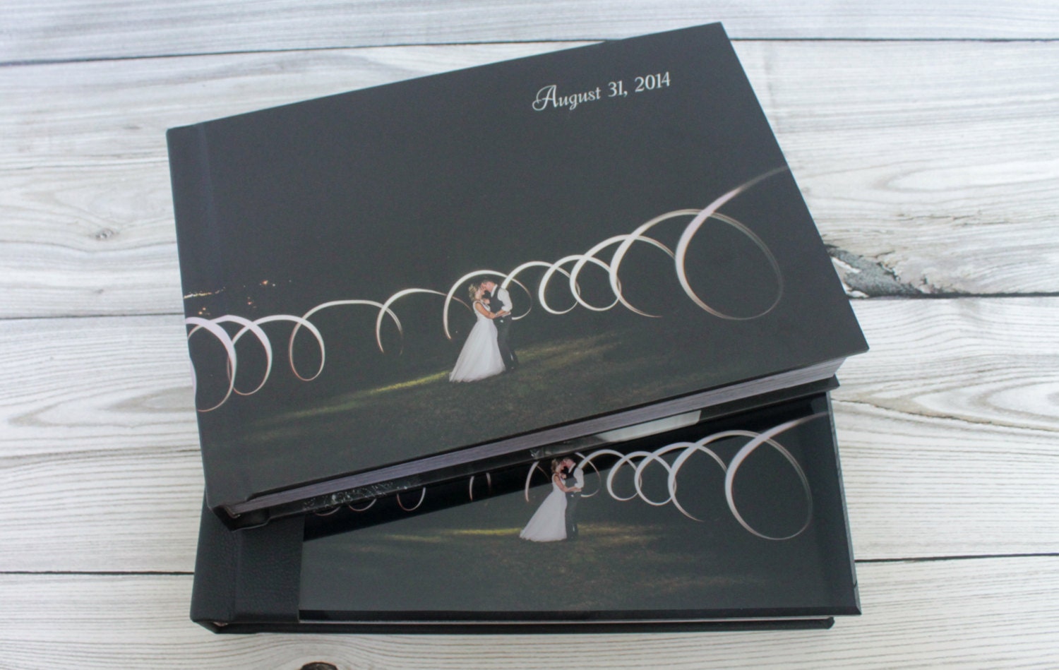 Personalized Wedding Photo Album/ 8X12 Photo by AlbumsRemembered