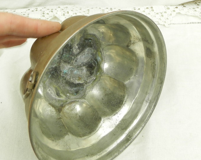 Antique French Copper Charlotte Cake Mold / Jello Mold / French Baking / French Decor / French Baking Tin / Kitchenware/ Kitchenelia / Home Antique French Copper Charlotte Cake Mold / Jello Mold / French Baking / French Decor / French Baking Tin / Kitchenware/ Kitchenelia / Home