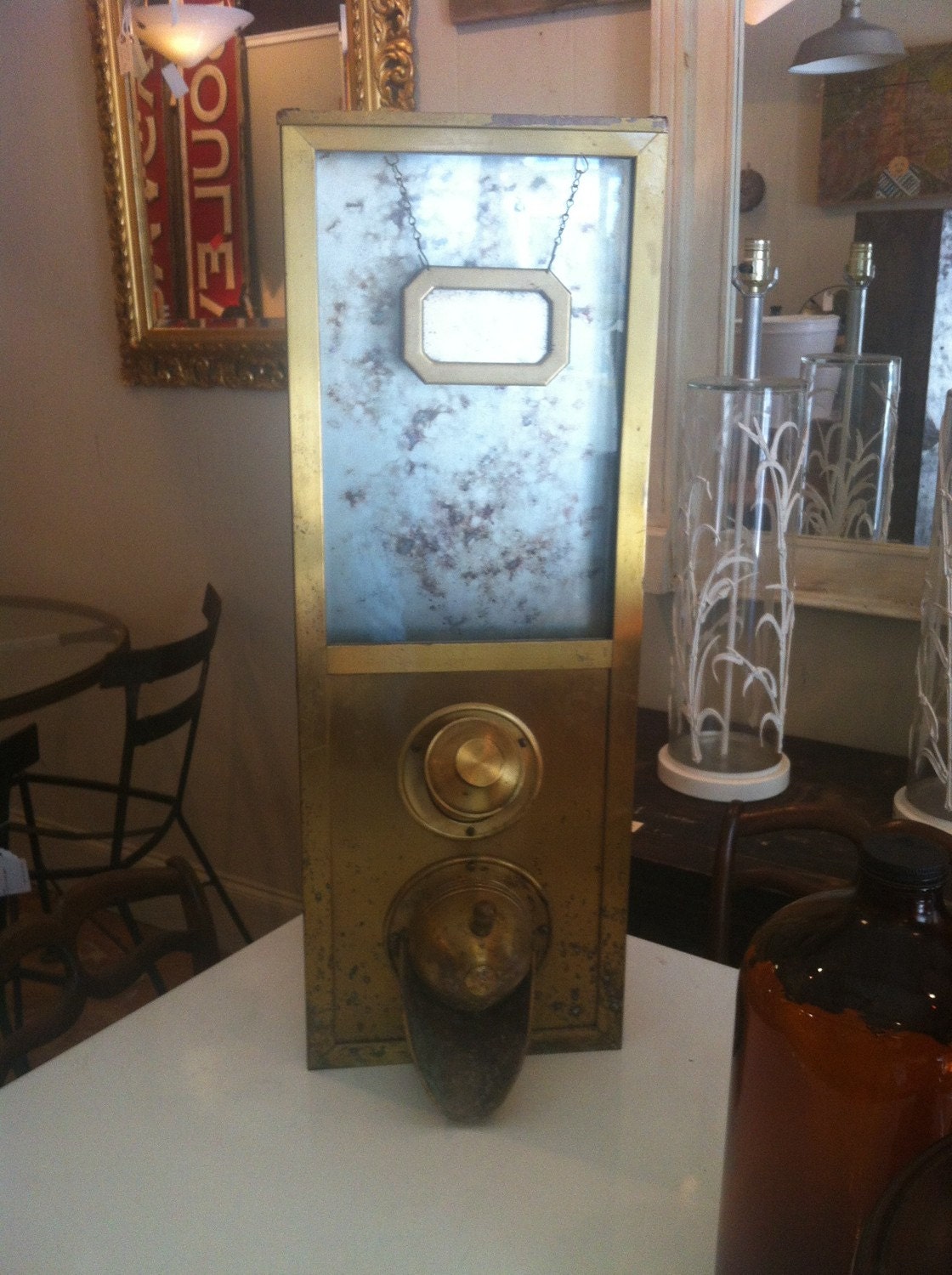 Vintage Coffee Bean Dispenser by coloniaantiques on Etsy