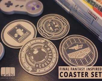 Final Fantasy Inspired Coasters