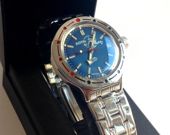 Diving watch "Amphibia" "Vostok"/Soviet watch/ Automatic watch /NOS watch/ Mens watch Mechanical watch vostok komandirskie