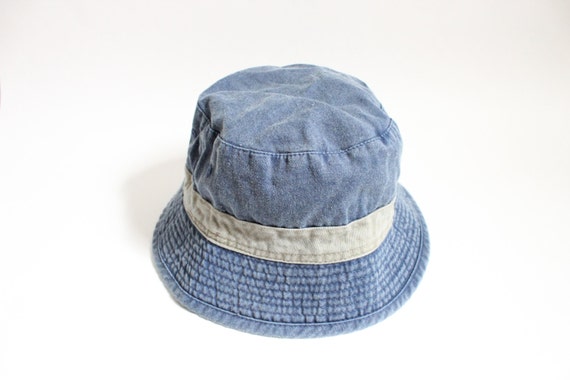 Faded 90s Denim Bucket Hat by LooseGoods on Etsy