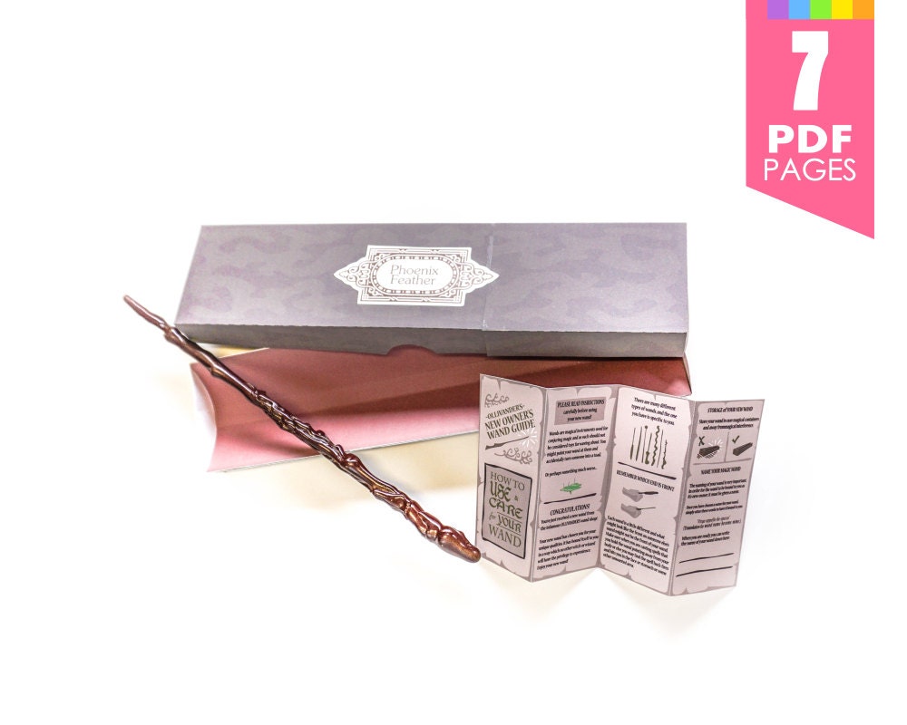 Anysize wand box Harry Potter party with high quality