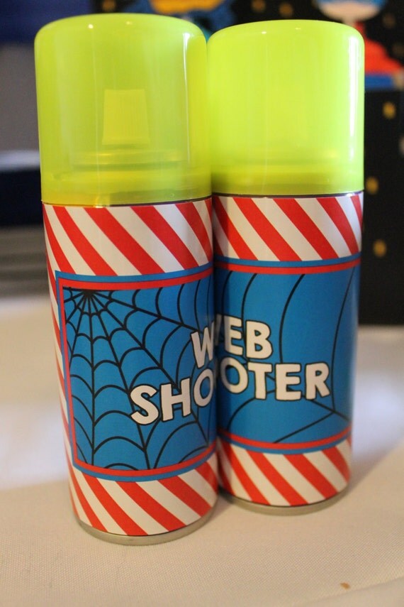 Superhero Party  Shooter Label Printable by