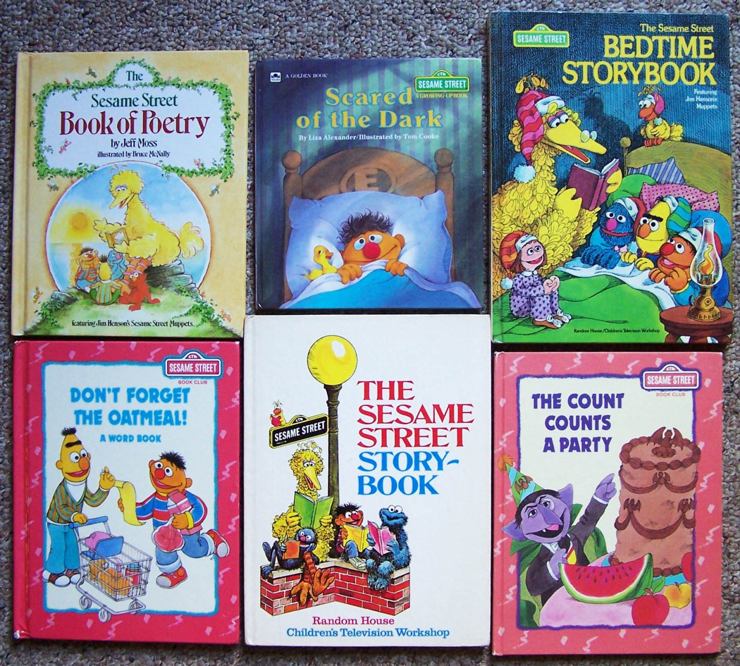 Sesame Street Books Childrens Book Collection Lot of 12