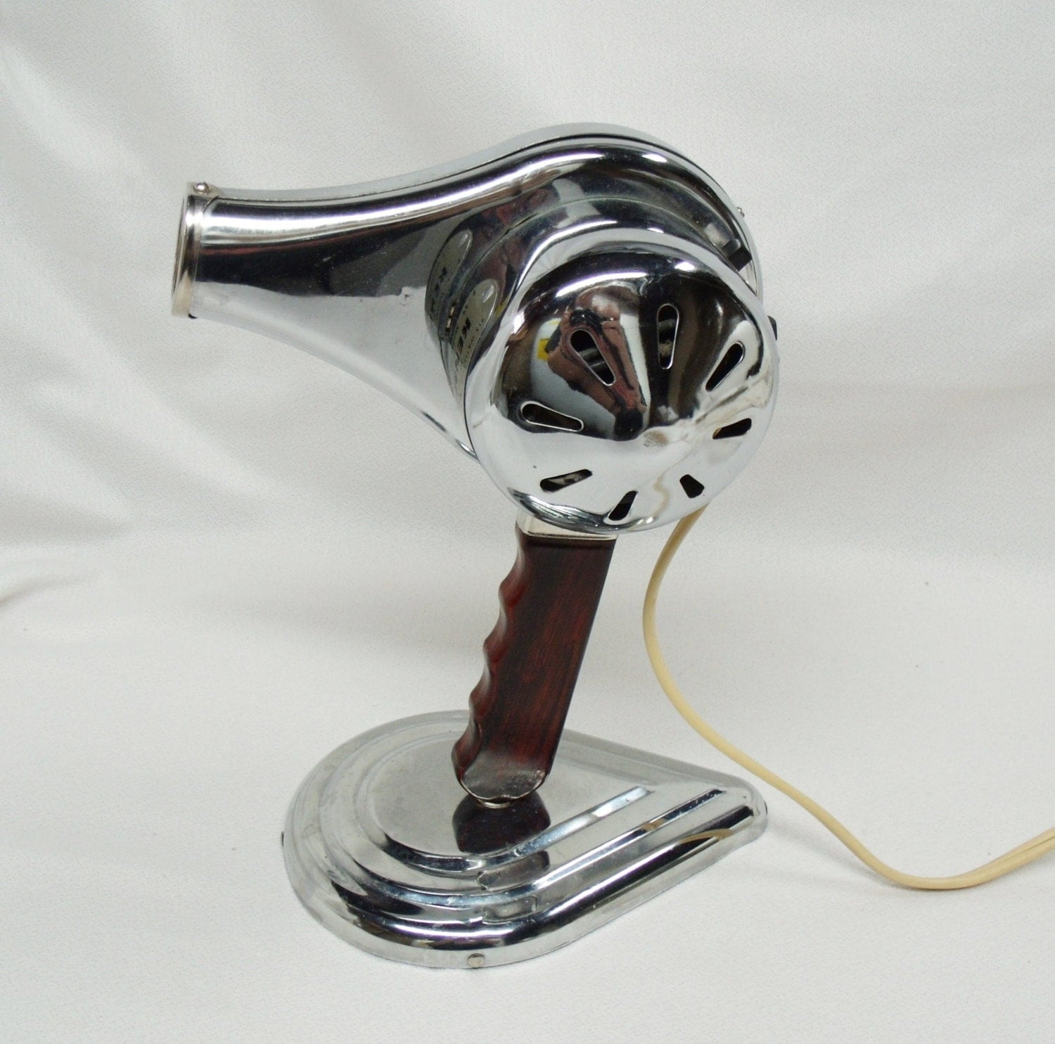 Chrome hand held Hair Dryer vintage Kenmore by YvonnesVintageNMore