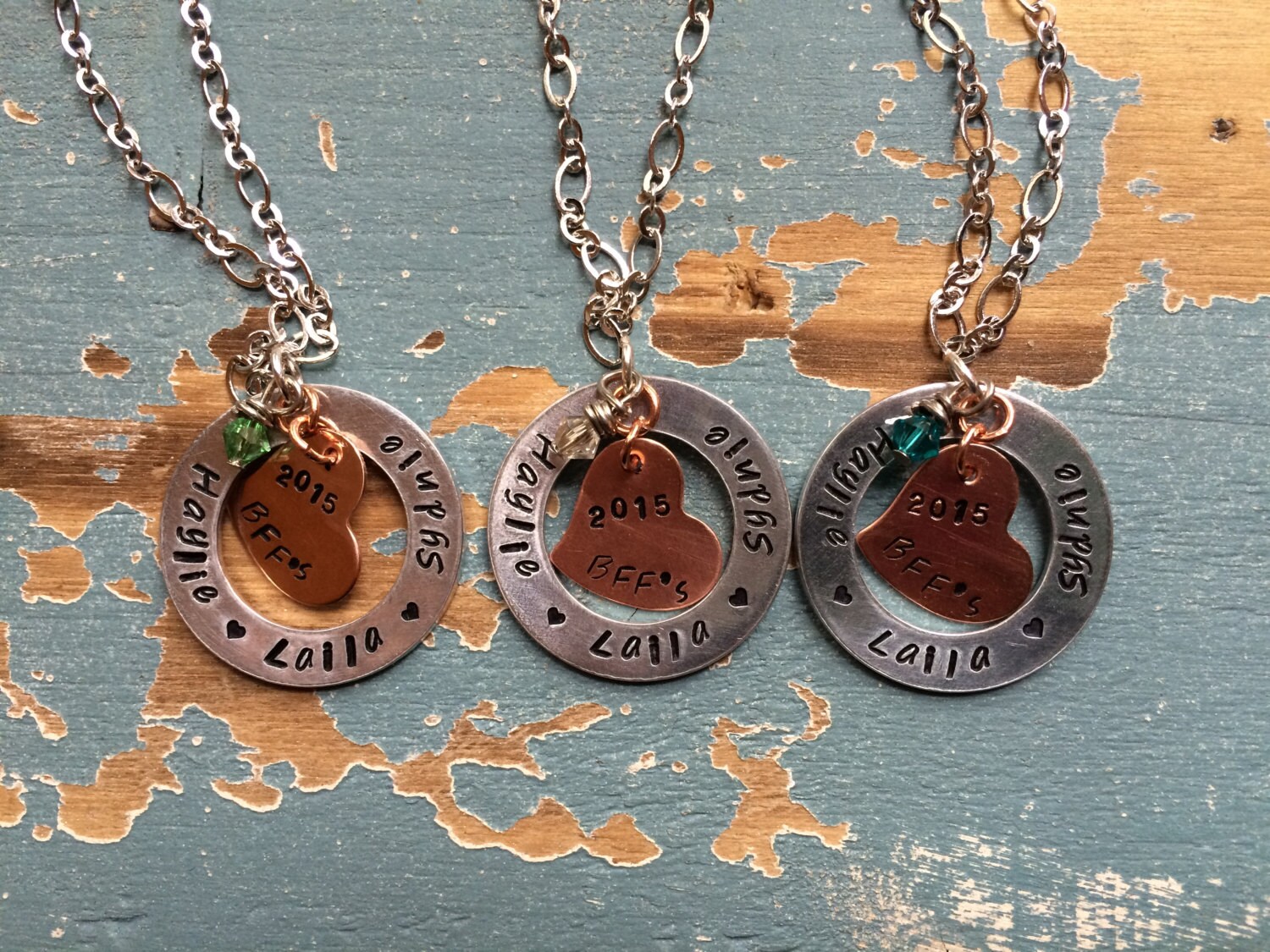 Custom Best Friend Necklace. Price shown is for one.