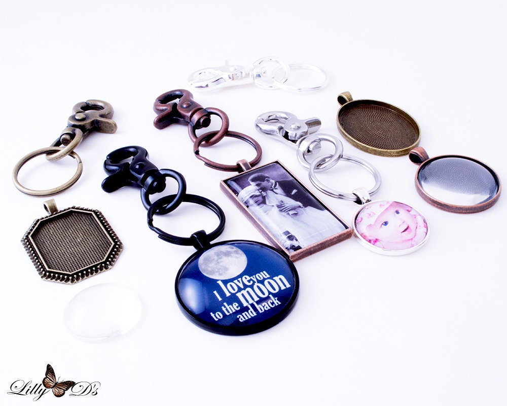 1 DIY Keychain Kit 1 Premium Heavy Duty Steel Lobster Claw