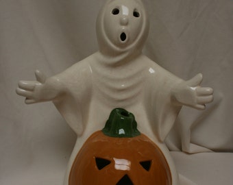 Vintage Halloween candle holder