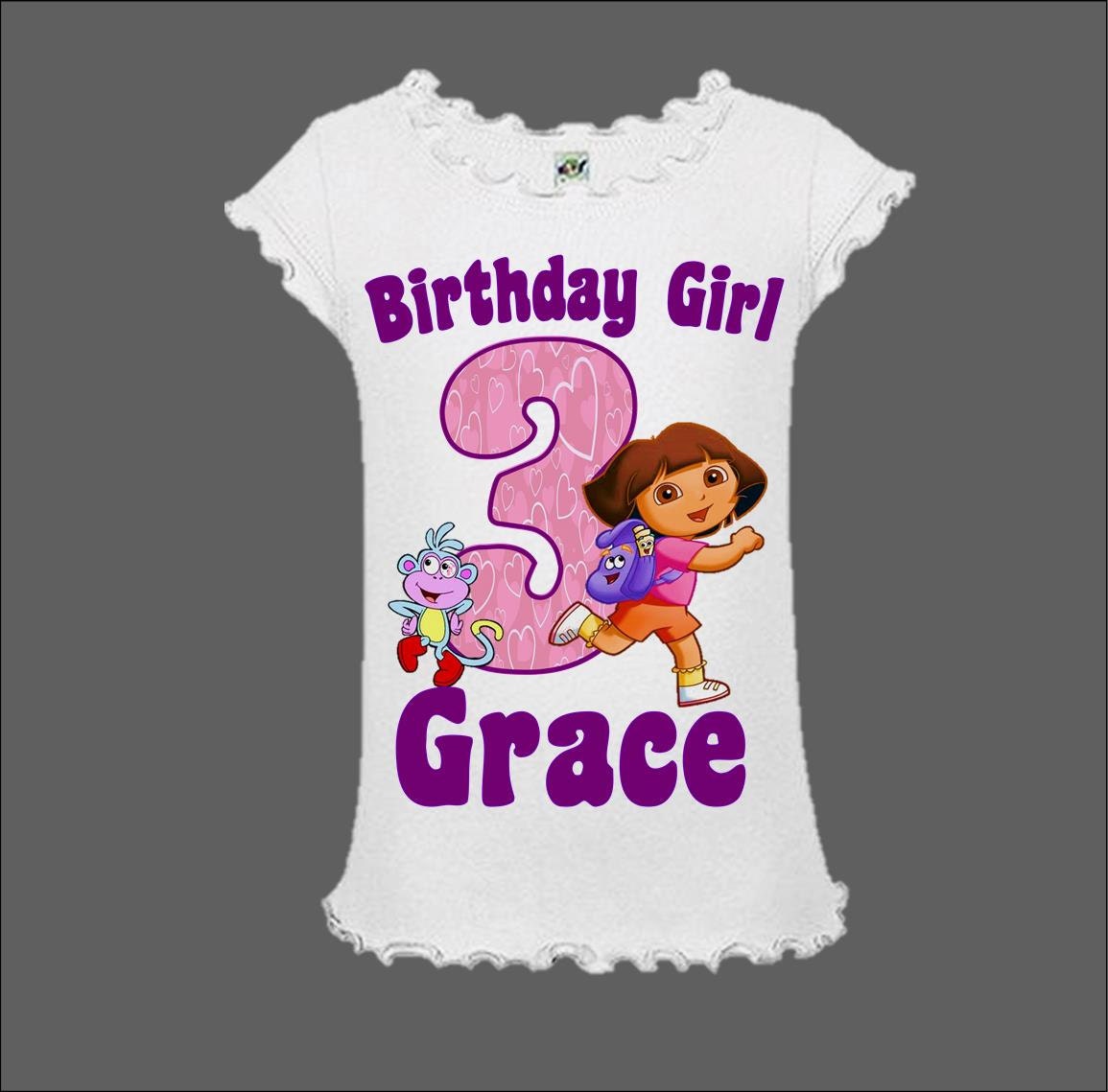 Dora Birthday Shirt Dora the Explorer Shirt