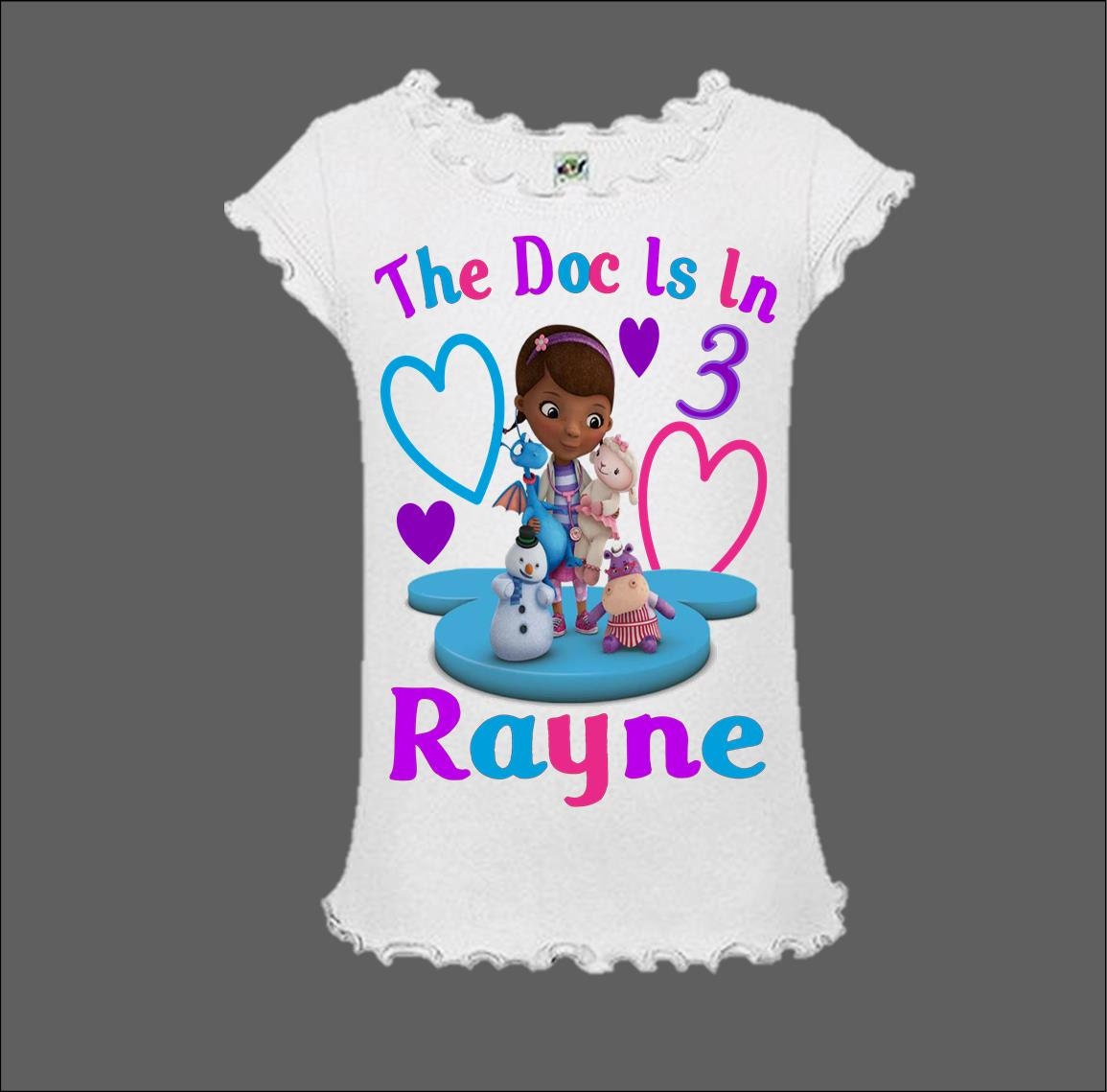 doc mcstuffins custom birthday shirt