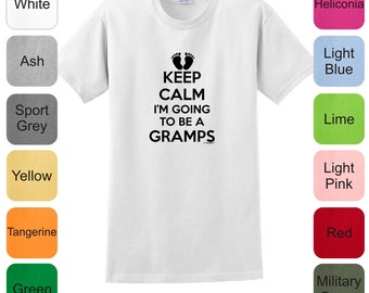 Keep Calm I'm Going To Be A Gramps T-Shirt 2000 - KC-109