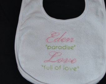 Customized Baby Bib