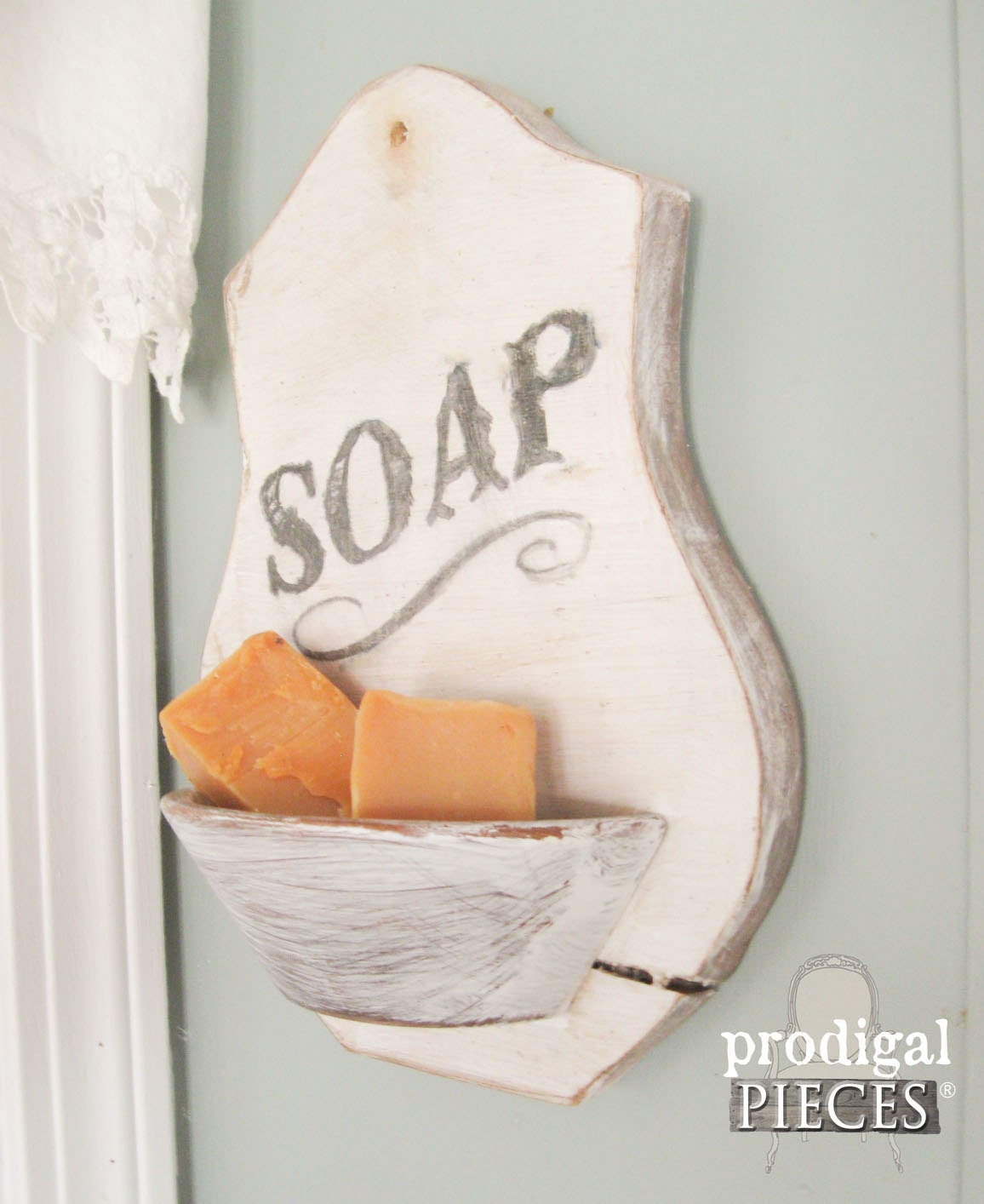 RESERVED Vintage Style Handmade Rustic Soap Holder / Dish