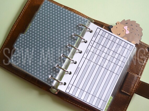 Printed Pocket Size Checkbook Register Style by SewMuchCrafting