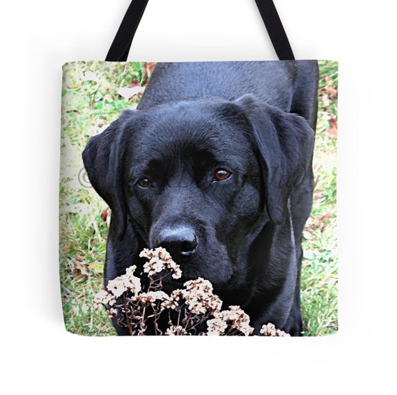 ... Photography, Vermont , Labrador tote bag, Personalized . Grocery Bag