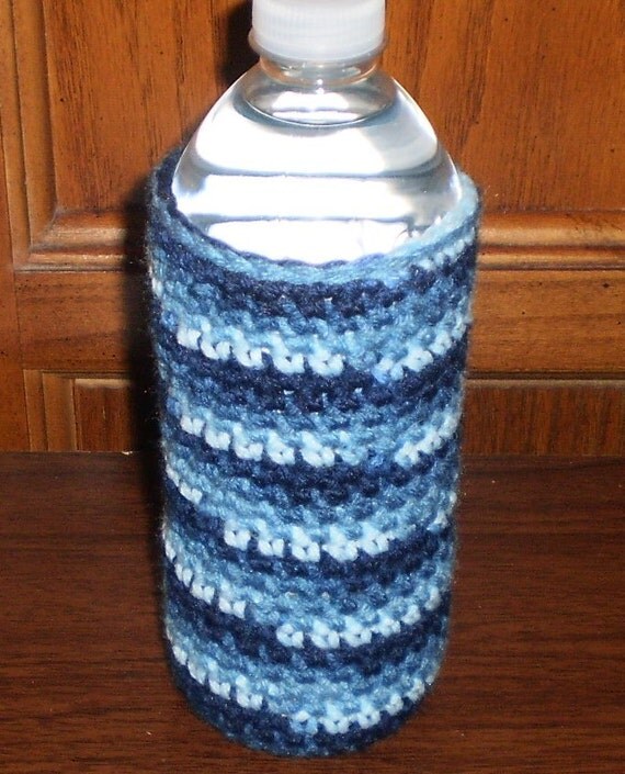 Blue Ombre Water Bottle Cozy