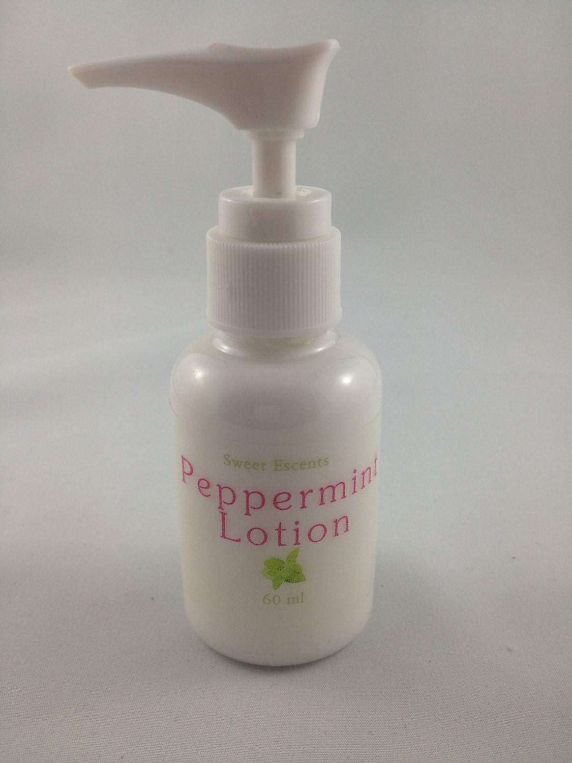Natural Peppermint Foot Lotion 2 oz. bottle by SWEETESCENTS