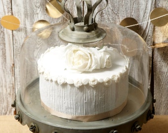 Metal and Glass Cake Stand Simply Beautiful