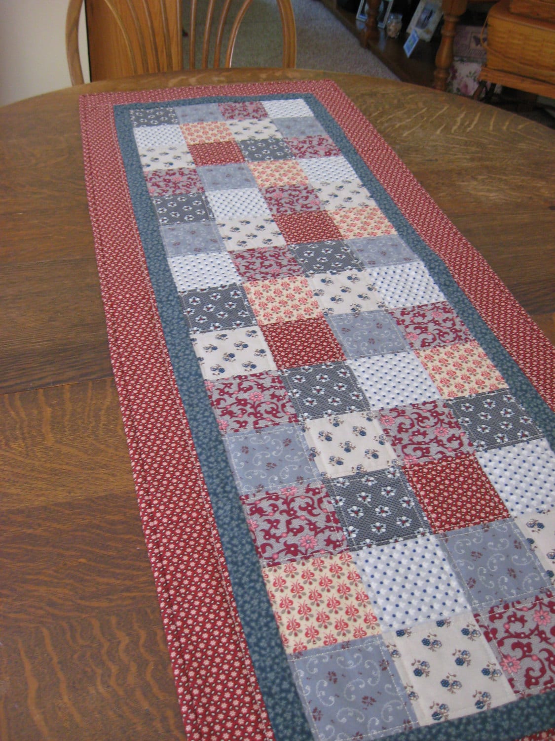 Quilted Table Runner table runner country table runner