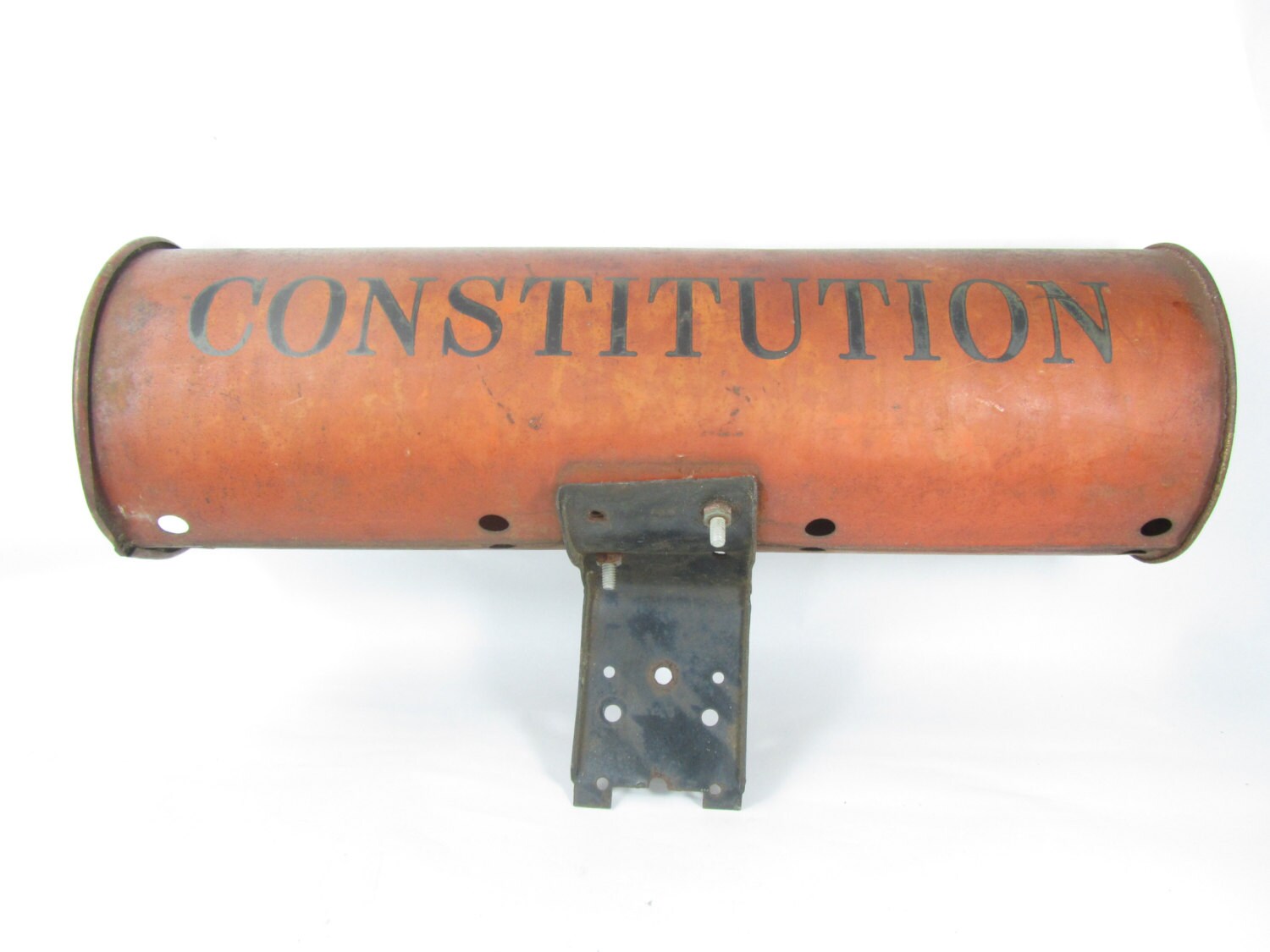 Newspaper box,mail box,news paper tube,vintage metal box,metal mail box