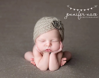 Mohair Turban, Newborn Hat