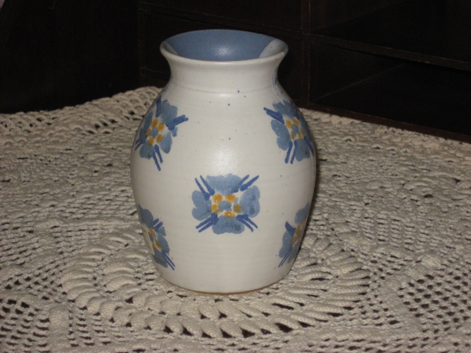 Vase Suzanne May Pottery Studio Dublin Ireland Vintage