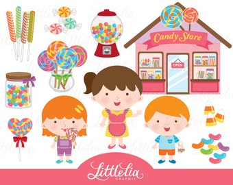 Candy shop clipart - Sweet candy clipart - 15039