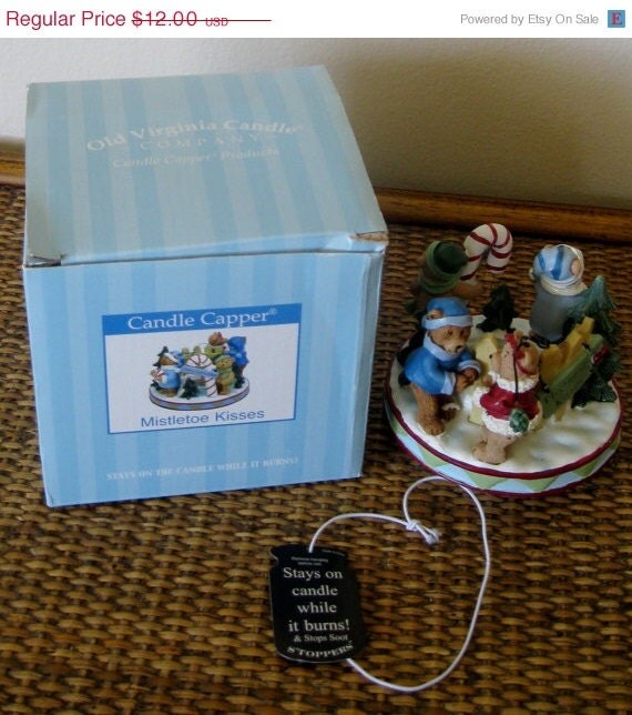 On Sale Old Virginia Candle Company Christmas Candle Capper