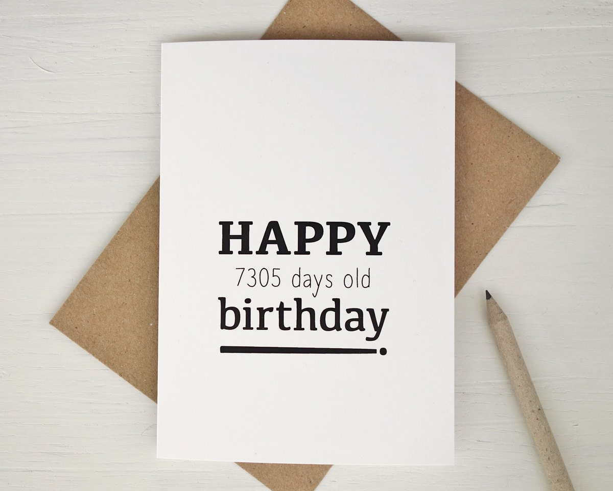 20th-birthday-card-happy-7305-days-old-birthday-funny-birthday