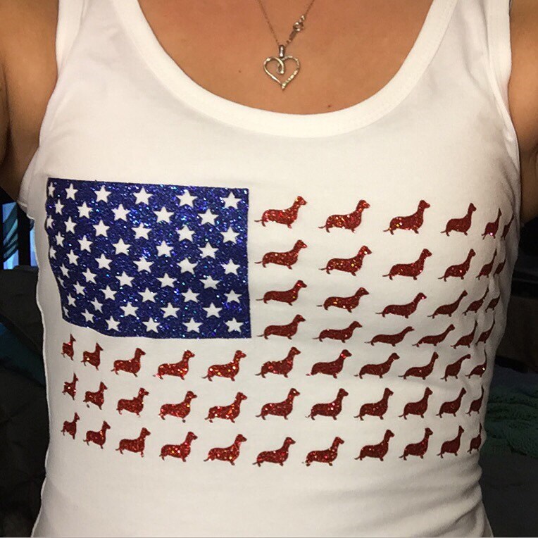 dachshund fourth of july shirt