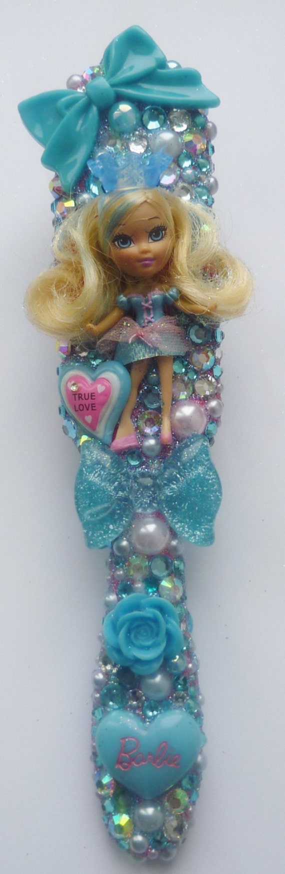 Barbie Hair Brush baby blue brush hair by BlingBlingBySharynxx