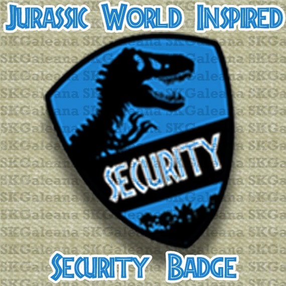 Printable Jurassic World Inspired Security Badge by SKGaleana