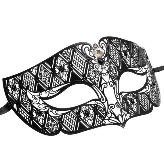 Exclusive Half Face Masquerade Mask with Signature by 4everstore